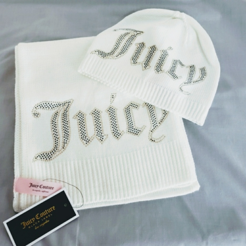 Hat and craft set white with bling